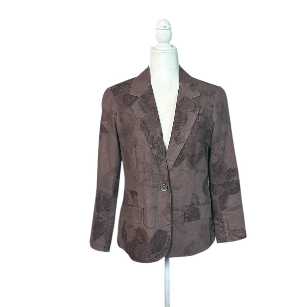 Coldwater Creek Brown Sport Coat with Notched Lapels - Picture 6 of 6